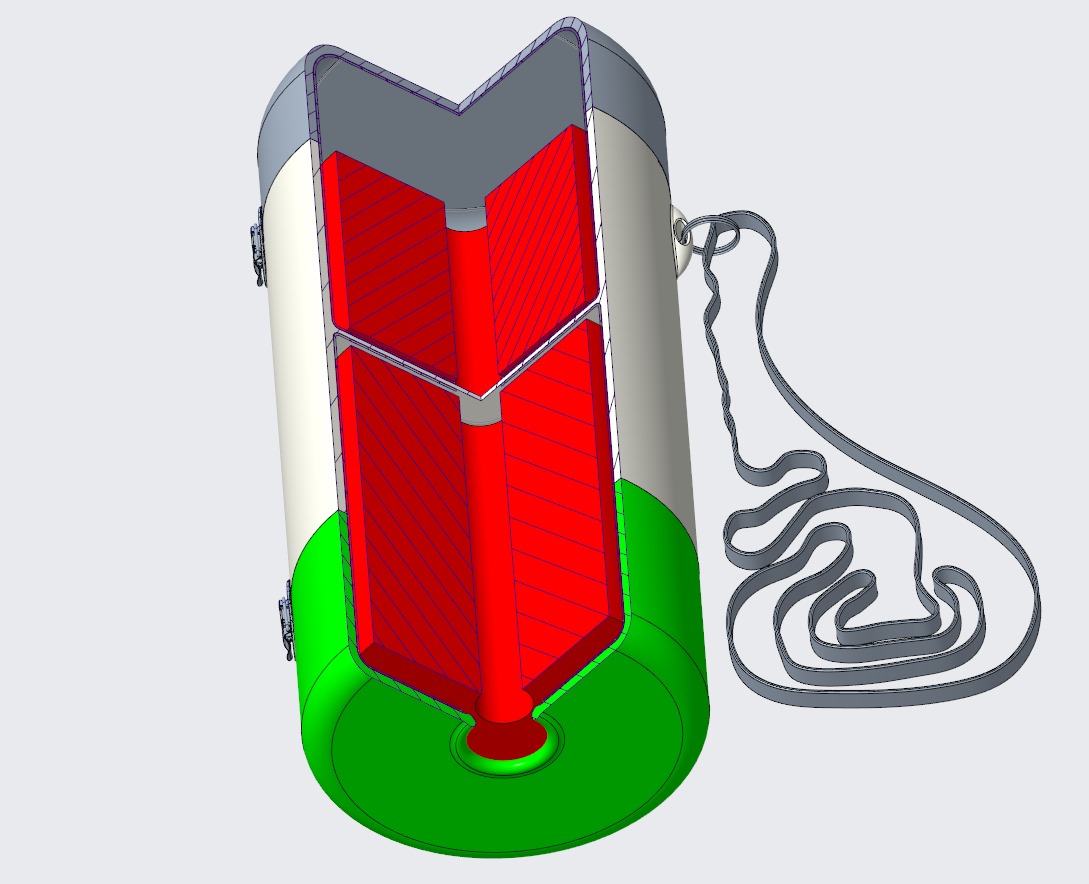Container Cross-Section - Angled