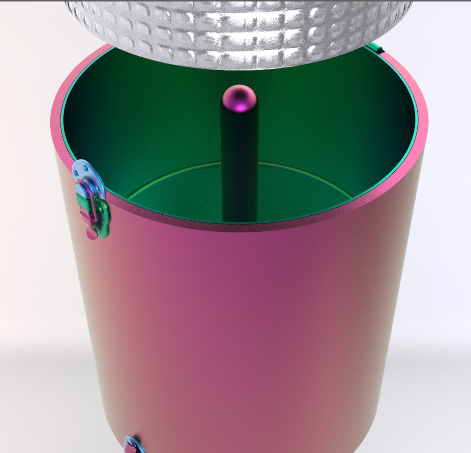 Container Render - Interior Detail