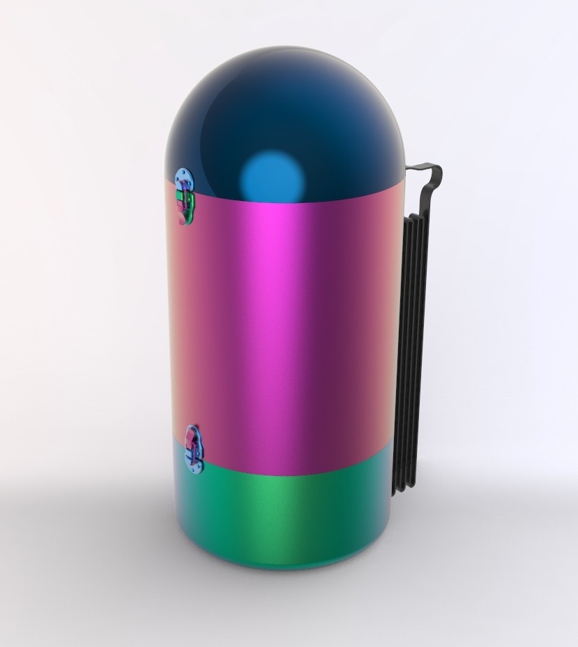 Container Render - Side View