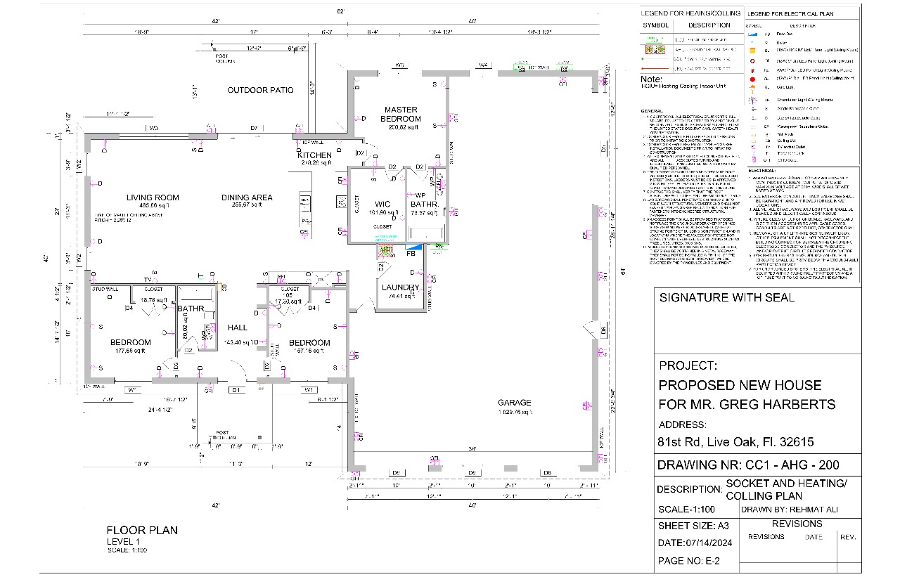 House MEP Plan - Sockets and HVAC