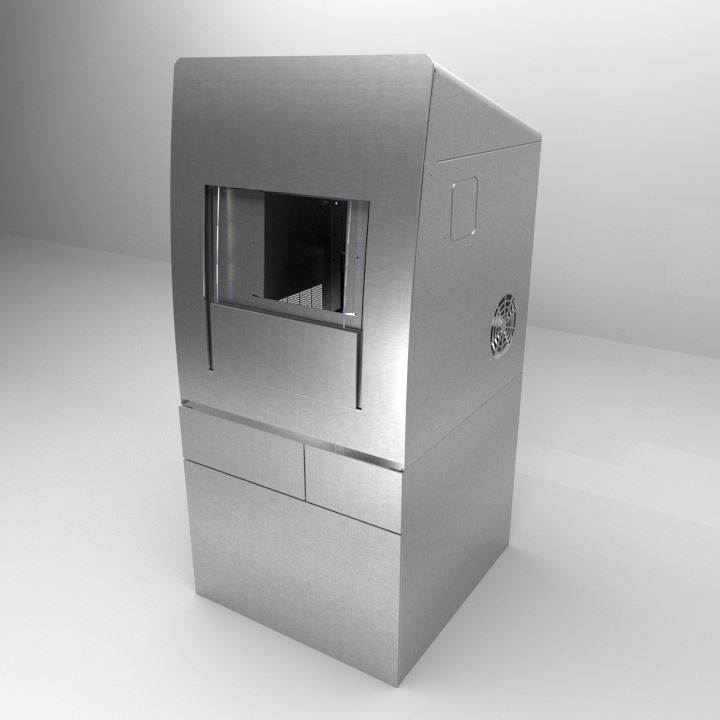 Industrial Enclosure Render 1