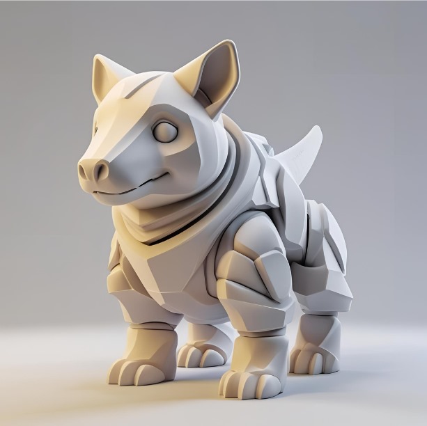 Mecha-Dog Render